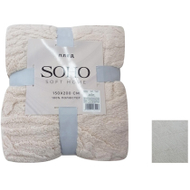 Плед 150*200 см ТМ SOHO Rasch Cream