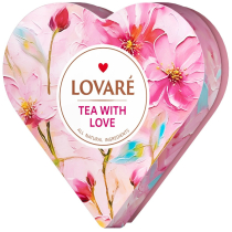 Набір чаю Lovare Tea With Love у прозорих пірамідках 34*2г