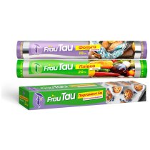 Набір Фрау Тау Пергамент 5 м + плівка харч.20 м + фольга 10м