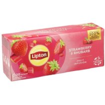 Чай фруктовий Lipton Strawberry&Rhubarb 1.6 г х 20 пак