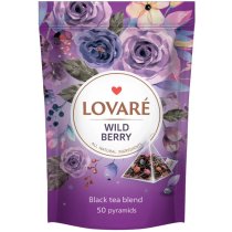 Чай чорний Lovare Wild berry у пірамідках 50*2г