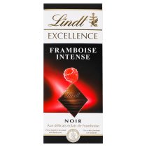 Шоколад Lindt Excellence чорний з малиною 100 г