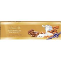 Шоколад Lindt Gold Tablets молочний з мигдалем 300 г