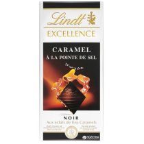 Шоколад черный Lindt Excellence Caramel c карамеллю и солью 100 г