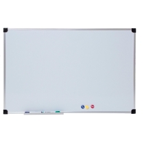 Дошка магнітно-маркерна, ТМ ABC, алюмінієва рамка, 50 х 35 см., колір білий