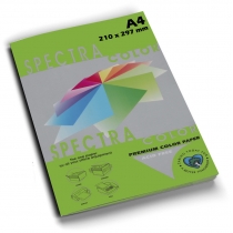 Папір кольоровий SINAR SPECTRA А4 80 г/м2, 100 арк., інтенсив, зелена