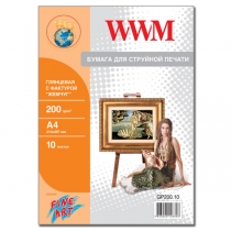 Фотопапір WWM A4, глянцевий "перлина", 200 г/м2, 10 арк.
