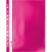 Папка-швидкозшивач А4 з перфорацією рожевий