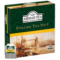 Чай чорний з бергамотом Ahmad Tea Англійський №1, 100шт х 2г