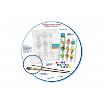 Набір, техніка акриловий живопис за номерами, "Смаколики", ROSA START