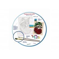 Набір, техніка акриловий живопис за номерами, "Стиляга", ROSA START