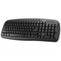 Клавіатура Genius KB-M225C Black, дротова, звичайна, чорна