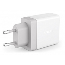 Мережевий зарядний пристрій Anker PowerPort2 24W/4.8A + Micro USB cable V3 White