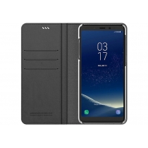 Чохол для смартф. ARAREE for Samsung A8+/GP-A730KDCFAAB Flip Wallet (Charc.gr)