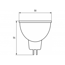 Лампа ЕКО EUROLAMP LED серія  SMD MR16 5W GU5.3 3000K