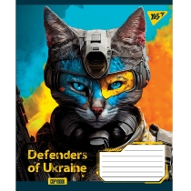 Зошит 96 аркушів, лінія, "Defenders of Ukraine"