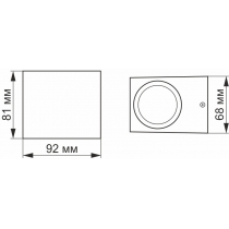 LED Світильник архітектурний AR011G IP54 VIDEX GU10