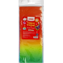 Папір тішью, 20г/м, 2 аркуші 50*70 см Rainbow