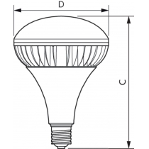 Лампа світлодіона Philips TForce HB 100-85W E40 865 120D GM