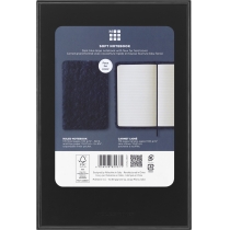 Записник Moleskine Soft 13 х 21 см 176 сторінок Лінійка Темно-синє штучне хутро в подарунковому бокс