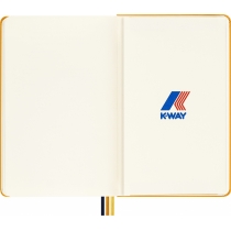 Записник Moleskine x K-Way 13 х 21 см 240 сторінок Нелінований Жовтогарячий Нейлон