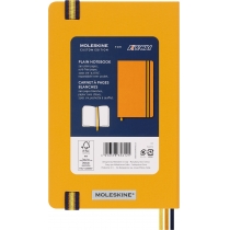 Записник Moleskine x K-Way 13 х 21 см 240 сторінок Нелінований Жовтогарячий Нейлон