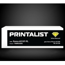 Картридж для Xerox Phaser 6510, 6510N, 6510DN PRINTALIST 106R03695  Yellow Xerox-6510Y-PL