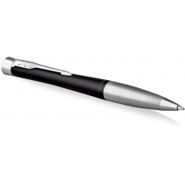 Ручка кулькова Parker Urban Muted Black, хром