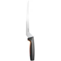 Кухонний ніж філейний Fiskars Functional Form, 21.6см, нержавіюча сталь, пластик, чорний