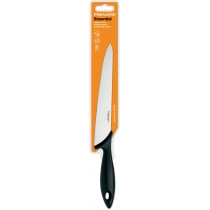 Кухонный нож универсальный Fiskars Essential, 21см, нержавеющая сталь, пластик, черный