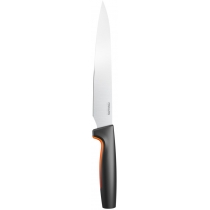 Кухонный нож для мяса Fiskars Functional Form, 21см, нержавеющая сталь, пластик, черный