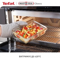 Набір контейнерів Tefal Master Seal, 3шт., скло, прозорий