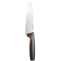 Кухонний ніж кухарський Fiskars Functional Form, середній, 16.9см, нержавіюча сталь, пластик, чорний