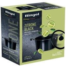 Каструля RINGEL Zitrone Black (2.5л) 20 см