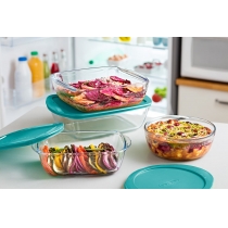 Форма з кришкою Pyrex Cook&Store, 22х22х7 см