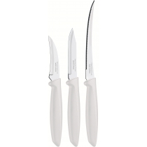 Набір ножів Tramontina Plenus light grey, 3 предмети