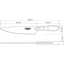 Ніж для м'яса Tramontina Barbecue Polywood, 203 мм