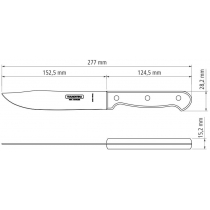 Ніж для м'яса Tramontina Polywood, 152 мм