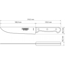 Ніж кухонний Tramontina Polywood, 180 мм