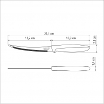 Ніж для томатів TRAMONTINA PLENUS, 127 мм