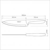 Ніж Chef TRAMONTINA PLENUS, 178 мм