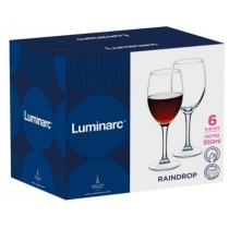 Набір келихів Luminarc Raindrop, 6х350 мл (H5702)