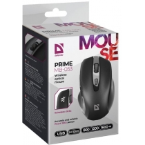 Миша Defender Prime MB-053 Wireless BLACK (52053)