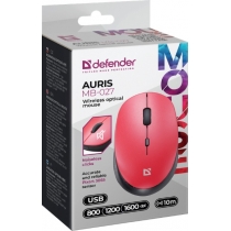 Миша Defender Auris MB-027 Wireless RED (52026)