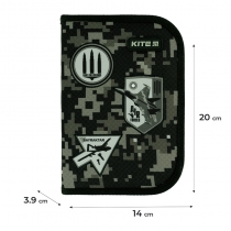 Пенал Kite 1 від., 2 відв., без наповнення 622 Air Force