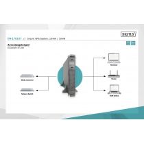 Силовий блок ДБЖ DIGITUS 10kVA/10kW, RTU2, LCD, RS232, USB, Hardwire In/Out