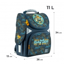 Рюкзак GoPack Education каркасний 5001S-8 Gaming Mode