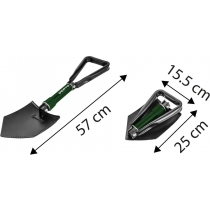 Лопата складная Verto, 58см, 0.96кг