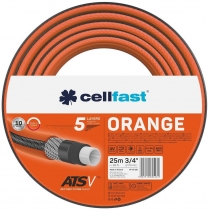 Шланг садовий Cellfast ORANGE 3/4' 25м 5 шарів до 24бар -10…50°C