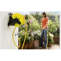 Котушка для шланга Karcher, HR 25 зі шлангом 1/2" PrimoFlex 15 м, 4 конектори "Plus", адаптер на кра